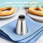 Stainless Steel Churro Maker Piping Tips 9FT