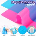 LEOBRO Silicone Mats for Crafts and Resin – 2 Pack