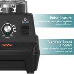 OMMO 1800W High-Speed Blender with Stainless Steel Blades