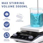 LACHOI Digital Magnetic Stirrer with Hot Plate