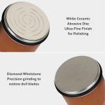 Knife Sharpener Set with Extra Discs and Strop