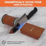 Knife Sharpener Set with Extra Discs and Strop