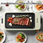 AORAN Smokeless Indoor Grill with 4 Tools