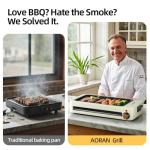 AORAN Smokeless Indoor Grill with 4 Tools