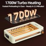 AORAN Smokeless Indoor Grill with 4 Tools
