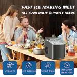 Portable Self-Cleaning Countertop Ice Maker
