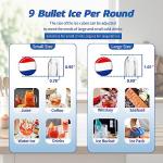 Portable Self-Cleaning Countertop Ice Maker