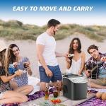 Portable Self-Cleaning Countertop Ice Maker