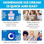 1.2 Quart Penguin Electric Ice Cream Maker