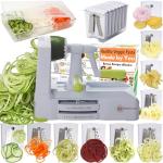 Brieftons 10-Blade Heavy-Duty Vegetable Spiralizer