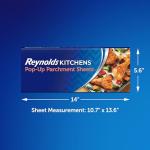 Reynolds Kitchens Parchment Paper Sheets, 120 Count