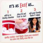 Retro Snow Cone Shaved Ice Machine in Red