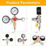 CO2 Beer Keg Regulator for Home Brewing