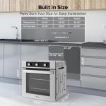 Thermomate 24" Stainless Steel Gas Wall Oven