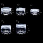 ZEJIA 10-Pack Clear Travel Containers with Lids