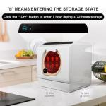 Compact Portable Mini Dishwasher with Drying Features