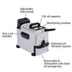 T-fal Compact Stainless Steel Deep Fryer 1.8L