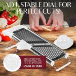 Gramercy Adjustable Stainless Steel Mandoline Slicer with Gloves