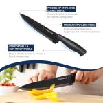 Magnetic Knife Set with Black Titanium Knives