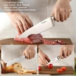FIKSHOT Kitchen Knife Block Set with Santoku Knife