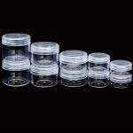 ZEJIA 10-Pack Clear Travel Containers with Lids