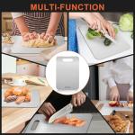 Durable Stainless Steel Cutting Board 11.5" X 8