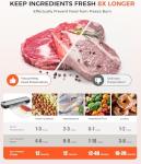 75Kpa 6-in-1 Food Vacuum Sealer with Cutter