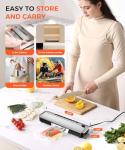 75Kpa 6-in-1 Food Vacuum Sealer with Cutter