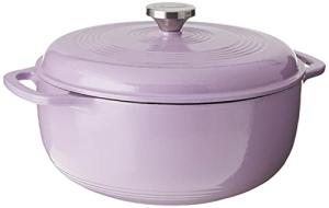 Lodge 6 Quart Lilac Enameled Cast Iron Dutch Oven