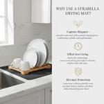 Super Absorbent Non-Slip Dish Drying Mat