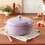 Lodge 6 Quart Lilac Enameled Cast Iron Dutch Oven