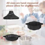 Aurionix 3-in-1 Pre-Seasoned Cast Iron Pan