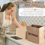 Calvana Heavy-Duty 20-Pack Kitchen Trash Bags