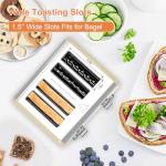 KitchMix 4-Slice Stainless Steel Bagel Toaster