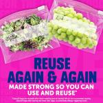 Ziploc Quart Slider Bags, 42 Count, Durable Design