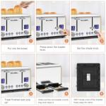 KitchMix 4-Slice Stainless Steel Bagel Toaster