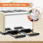 KitchMix 4-Slice Stainless Steel Bagel Toaster