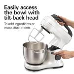 Hamilton Beach 4-Quart Electric Stand Mixer, 7 Speeds