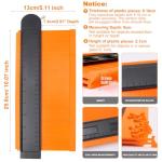 10-Inch Contour Gauge Profile Tool for Woodworking