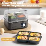 Annie & Mia Electric Egg Cooker, 8 Eggs Capacity