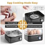 Annie & Mia Electric Egg Cooker, 8 Eggs Capacity