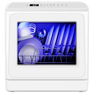Portable Mini Dishwasher with 6 Wash Programs