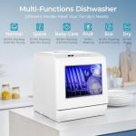 Portable Mini Dishwasher with 6 Wash Programs