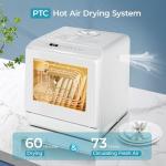 Portable Mini Dishwasher with 6 Wash Programs