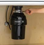 GE 1 HP Continuous Feed Garbage Disposer