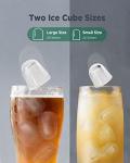 Compact Self-Cleaning Ice Maker for Home and Parties
