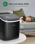 Compact Self-Cleaning Ice Maker for Home and Parties