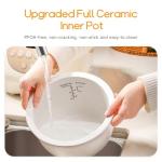 Joydeem 6-Cup Ceramic Rice Cooker, PFOA Free