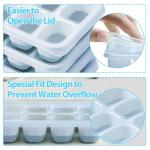 DOQAUS 4 Pack Silicone Ice Cube Trays