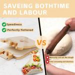 10 Inch Bamboo Tortilla Press for Homemade Tortillas